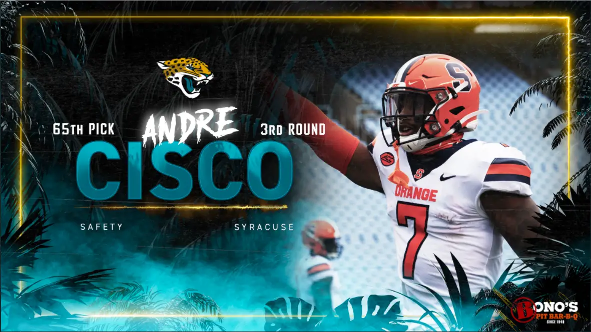 Jaguars' 3rd round pick, safety Andre Cisco signs contract