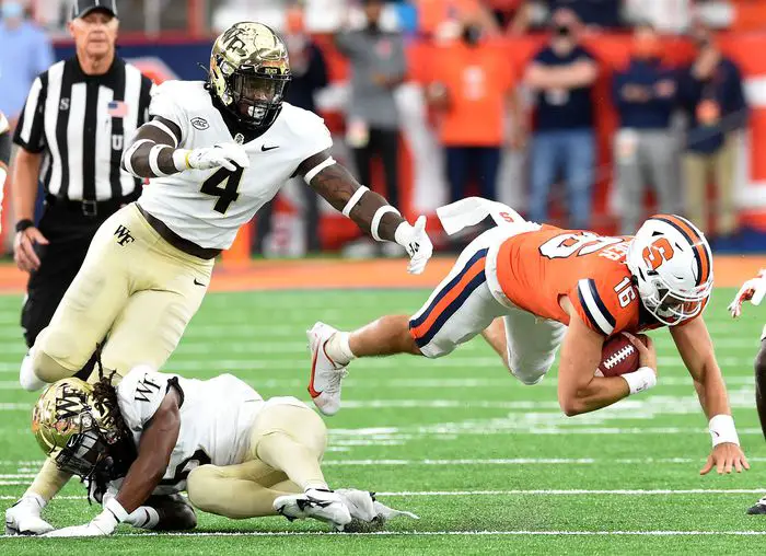 By The Numbers: How Su Let #19 Wake Forest Get Away - Orange Fizz