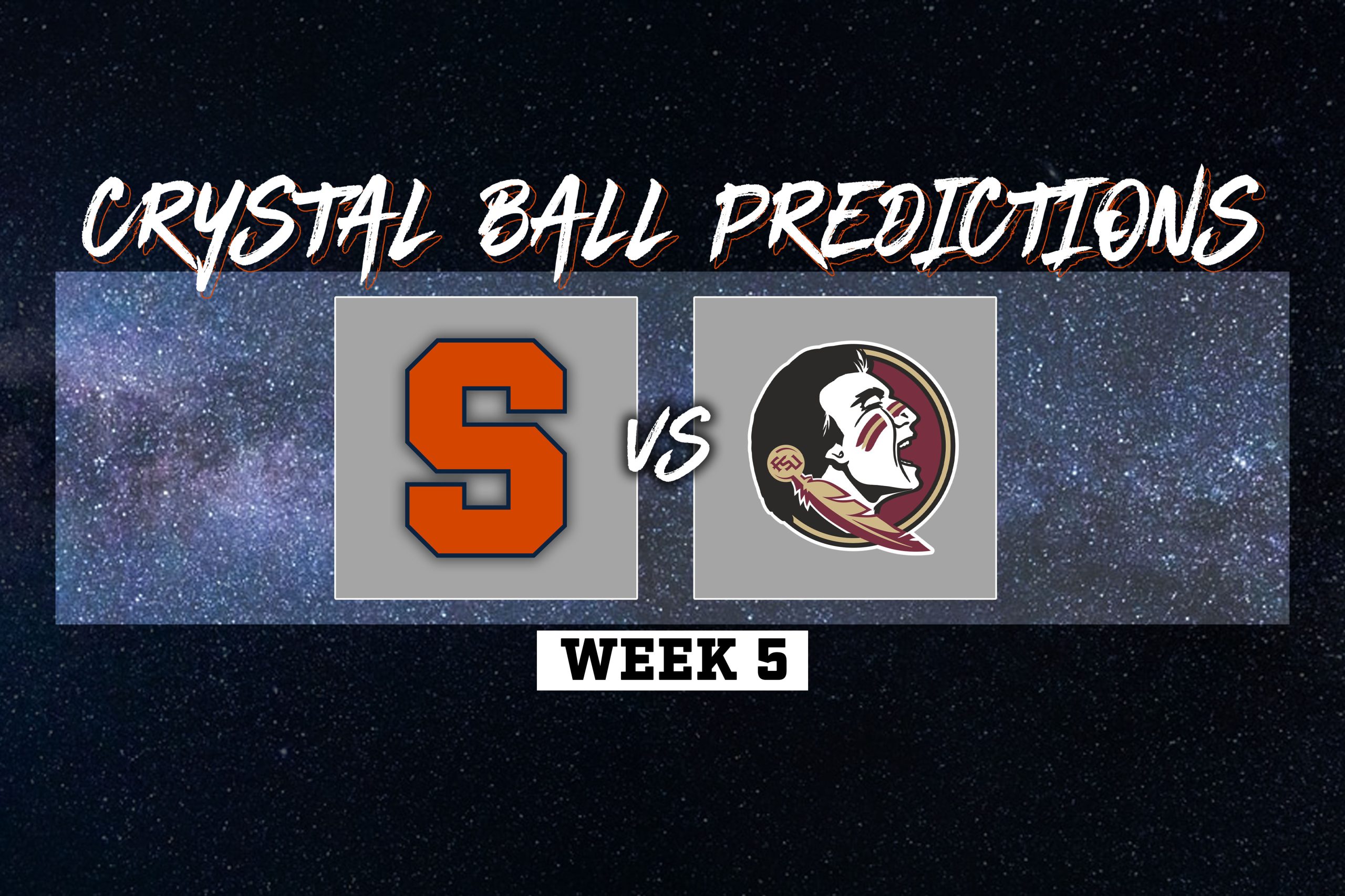 Syracuse Florida State Crystal Ball Predictions Orange Fizz