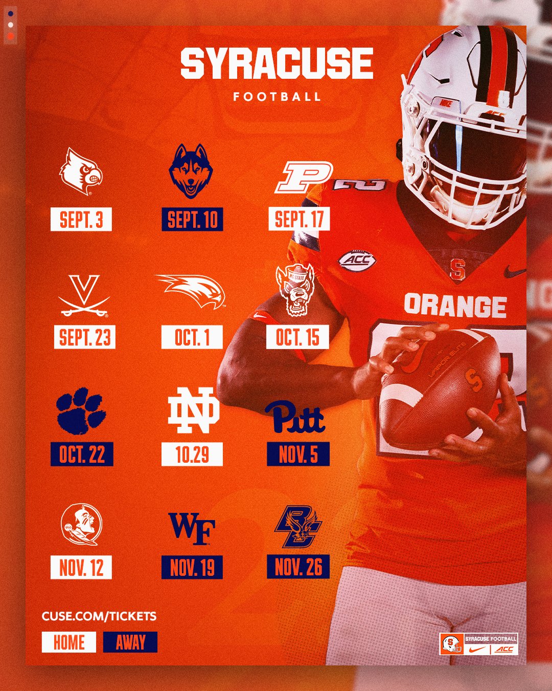 Louisville Football 2022 Schedule This Stretch On Su Football's 2022 Schedule Is Brutal – Orange Fizz – Daily  Syracuse Recruiting News & Team Coverage