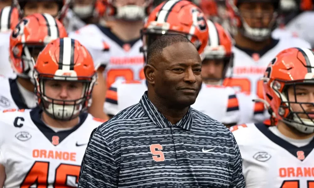 So what exactly is that black padding on the Syracuse football helmets seen  during practice? 