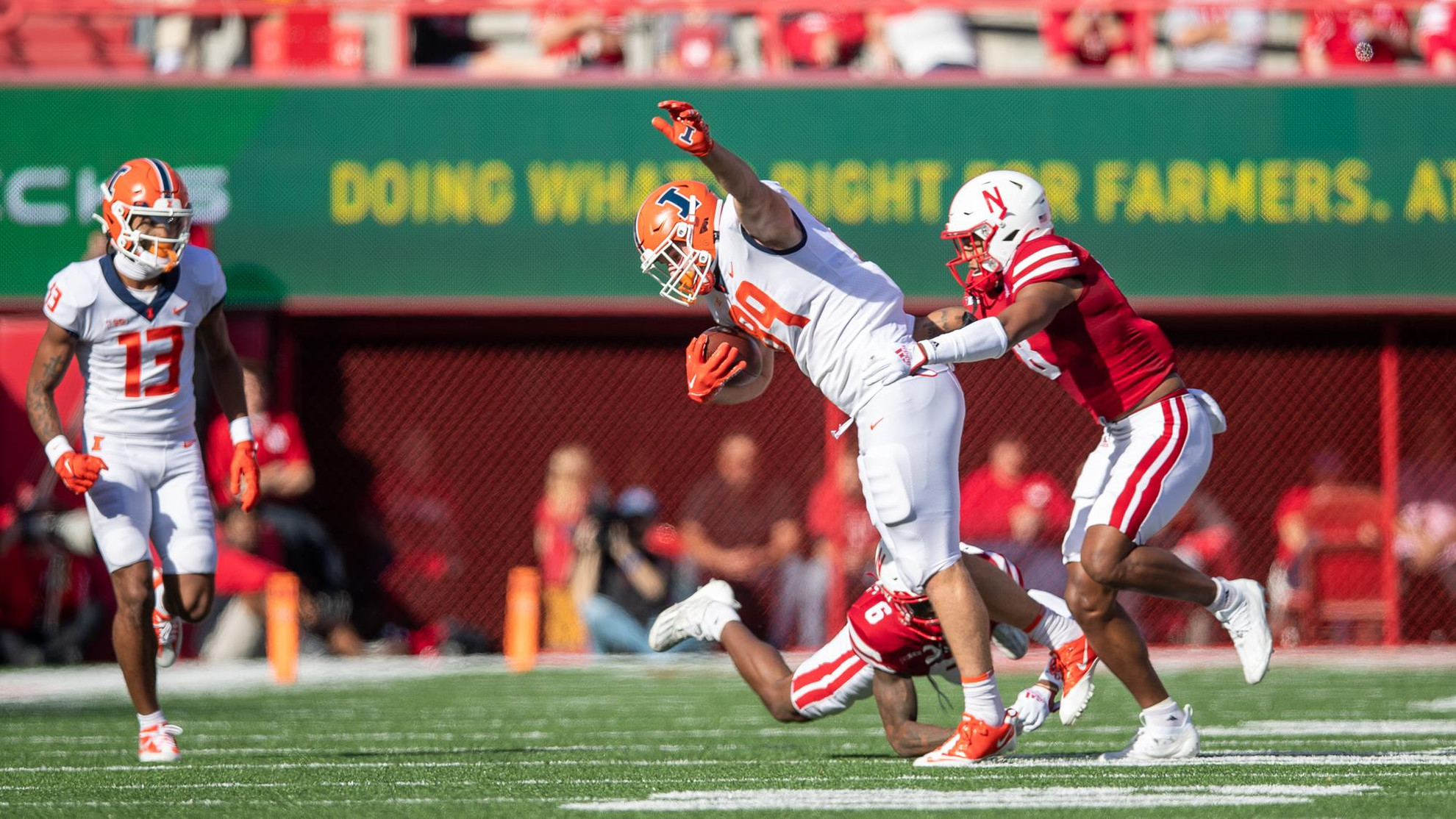 Nebraska DB Myles Farmer, second-leading tackler for Huskers, suspended  indefinitely as preseason camp begins 