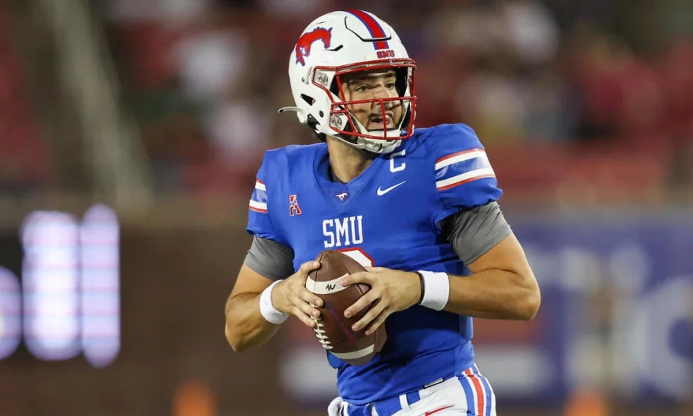 SMU football uniforms through the ages – SMU Look