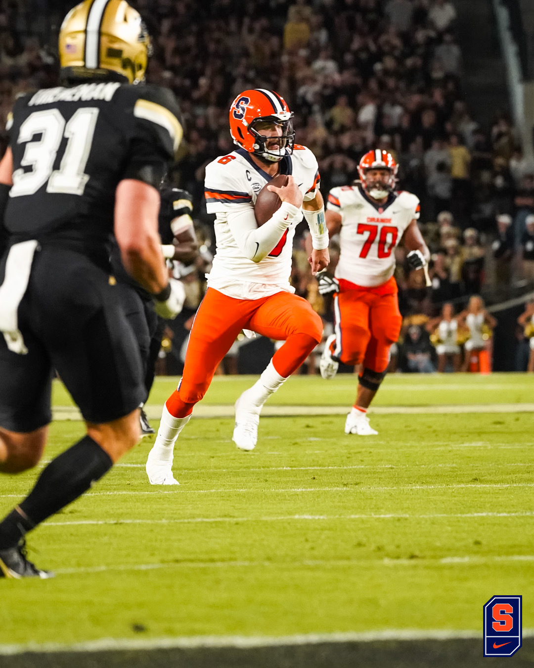 Syracuse Football on X: Shrader's 3rd TD pass of the night 